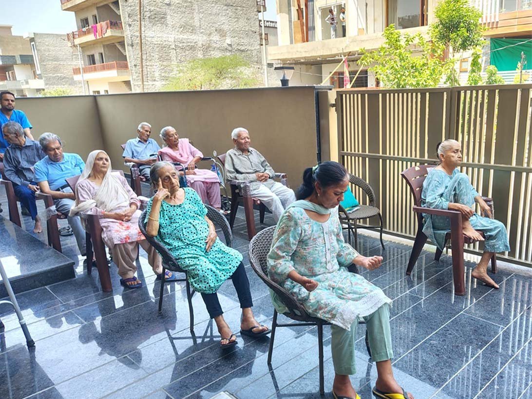 Gentle Yoga & Breathing Exercises at The Vintage Assisted Living, Mohali